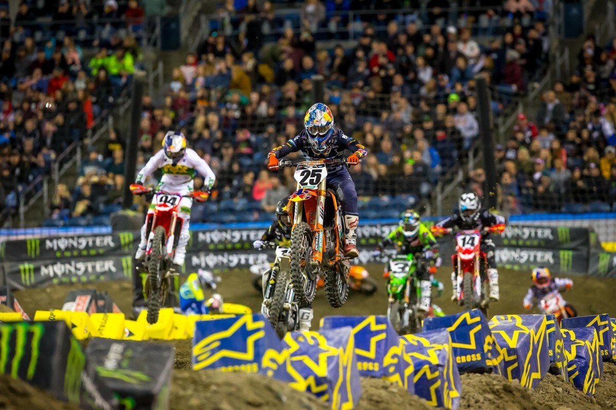 AMA Supercross 2019, vittoria amara per Musquin a Seattle